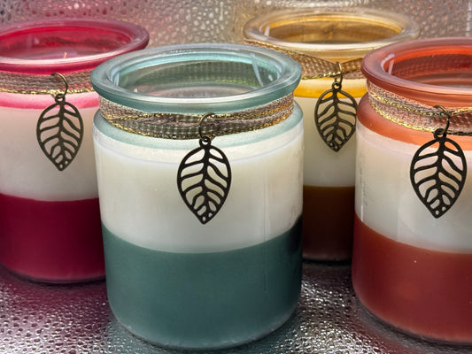 Set of 4 Hand Poured Scented Autumn Candles