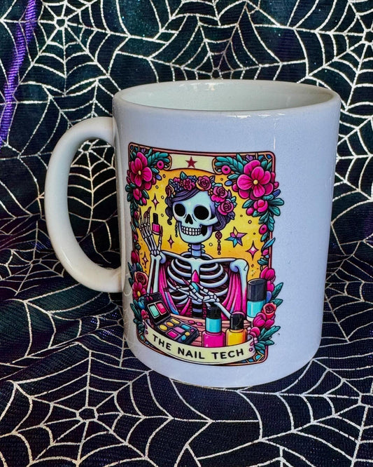 The Nail Tech Loteria Day of the Dead Mug