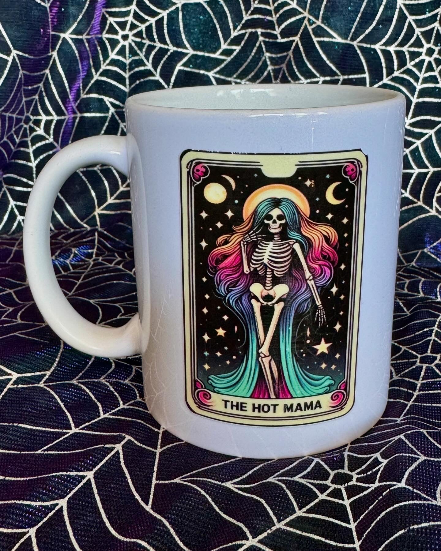 The Hot Mama Loteria Day of the Dead Mug